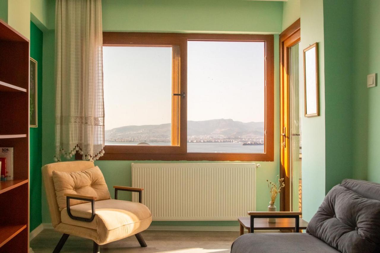 Flat With Great View And Central Location In Konak Izmir Bagian luar foto